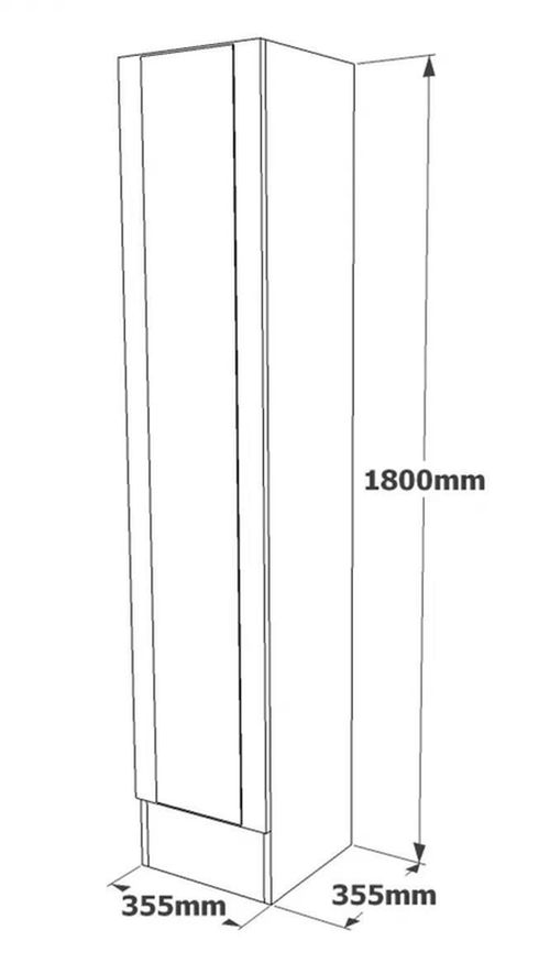 cumpără Mobilă pentru antreu Trendy ML14-A, 35x180x35cm (GTR001383) în Chișinău 