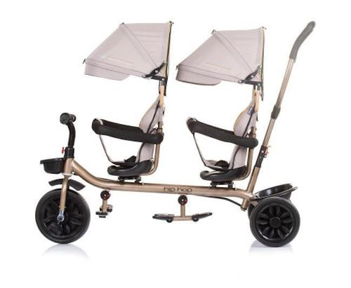 cumpără Bicicletă-cărucior Chipolino TRKHH0233SA Hip Hop sand трицикл для двойни în Chișinău 