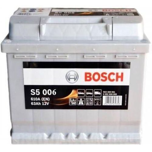 купить Автомобильный аккумулятор Bosch 63AH 610A(EN) 242x175x190 S5 006 (0092S50060) в Кишинёве 