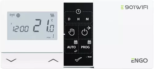 купить Термостат ENGO Controls Termostat E901-WIFI programabil fara fir, white в Кишинёве 
