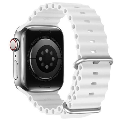 cumpără Curea Dux Ducis Ocean Wave Version Apple Watch 42MM/44MM/45MM, White în Chișinău 