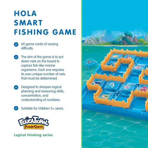 cumpără Joc educativ de masă Hola Toys HE796900 Jucarie pescuit în Chișinău 
