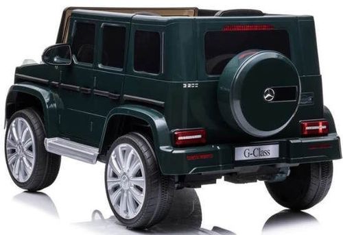 cumpără Mașină electrică pentru copii Kids car 8010268-2R_Green Mercedes-Benz G 500, 12V7AH, scaune din piele în Chișinău 