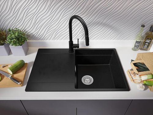 cumpără Chiuvetă bucătărie Primagran San Francisco 780-50 level Black + accesorii 500x780 MHFKC în Chișinău 