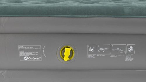 купить Надувной матрас Outwell Flock Excellent King Dark Leaf/Grey (400115) в Кишинёве 