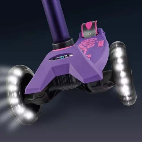 купить Самокат Micro MMD066 Maxi Deluxe LED Purple в Кишинёве 