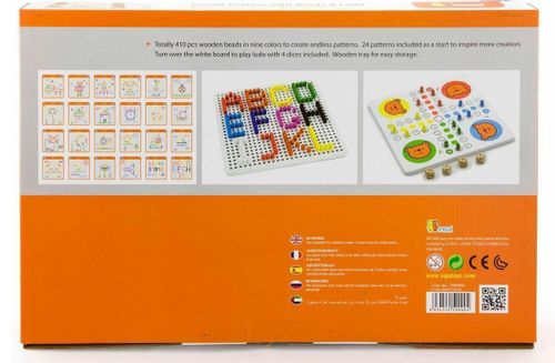cumpără Puzzle Viga 59990 Create Pattern with Beads Ludo în Chișinău 