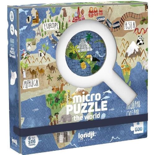 купить Головоломка Londji PZ201 Micropuzzle 600pcs - Discover the World в Кишинёве 