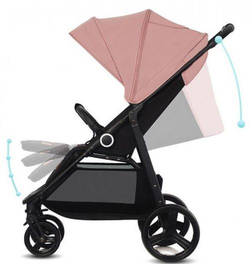 купить Детская коляска KinderKraft GRANDE PLUS KSGRAN00PNK0000 pink в Кишинёве 