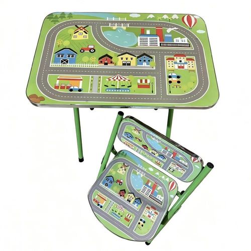 cumpără Set de mobilier pentru copii Richi (897211) Masa cu scaun Orășel, 60x40cm în Chișinău 