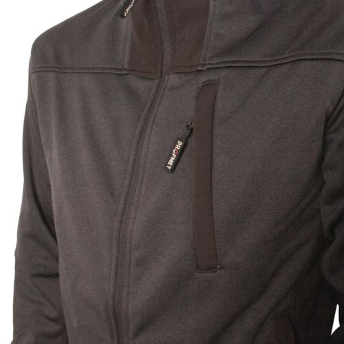 cumpără Îmbrăcăminte de lucru Profmet 365603 Jachetă, XL, cu glugă, cu membrană TPU 300gsm, 100% poliester(softshell), negru în Chișinău 