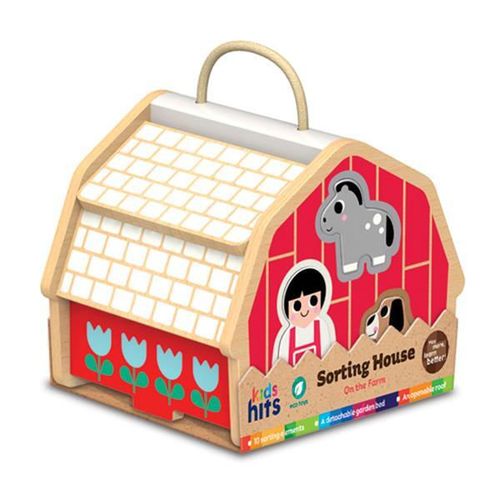 купить Головоломка Kids Hits KH20/028 Деревянный домик сортер Farm в Кишинёве 