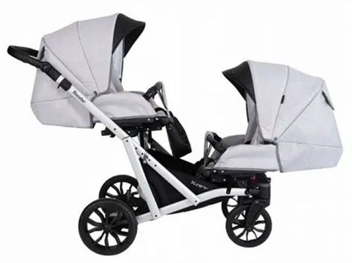 cumpără Сărucior pentru copii Kunert Carucior pentru gemeni Booster Light gri (bl.1) în Chișinău 