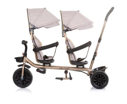 cumpără Bicicletă-cărucior Chipolino TRKHH0233SA Hip Hop sand трицикл для двойни în Chișinău 