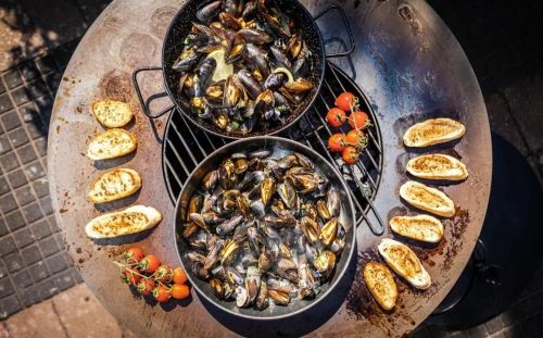 купить Мангал BonFeu BonBiza Open Black в Кишинёве 