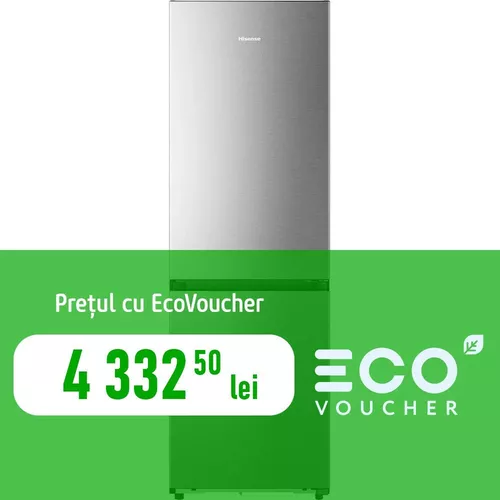 купить Холодильник с нижней морозильной камерой Hisense RB3K330SAID в Кишинёве 