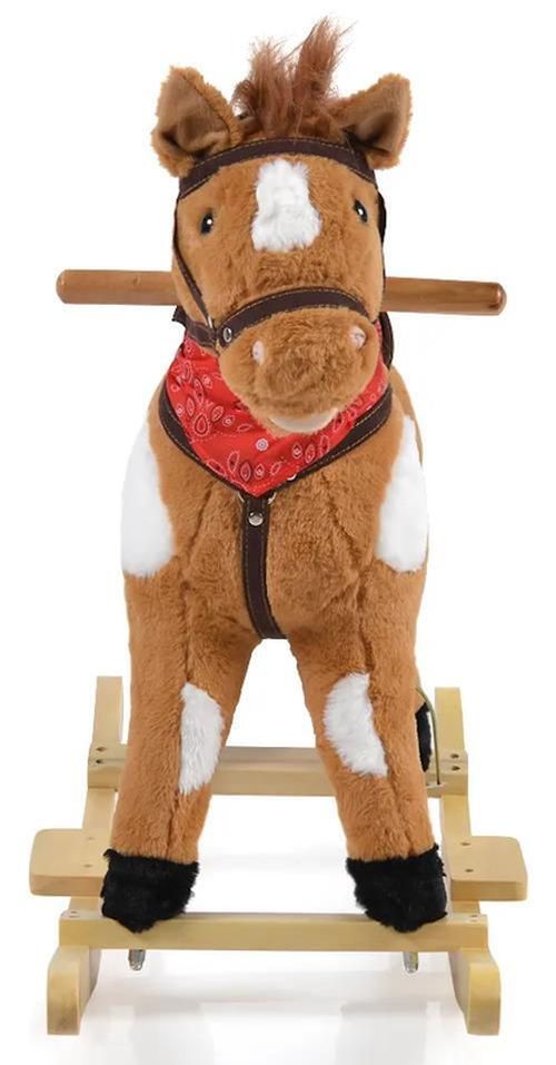 cumpără Leagăn pentru bebeluși Moni Horse Thunder Khaki (WJ-001) în Chișinău 