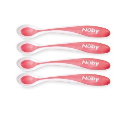 купить Посуда для кормления Nuby ID5278 Ложечки сенсор,4шт в Кишинёве 