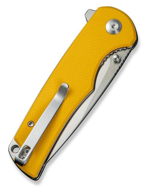 купить Нож походный Sencut S24019-2 Praktisk, G10 galben, Liner Lock в Кишинёве 