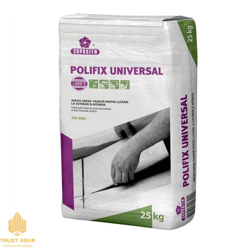 Клей для плитки Polifix Universal (внутренее и наружное применение) 25 кг 