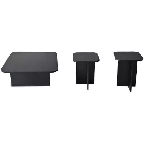 купить Журнальный столик Trendy Blues, Черный, комплект в Кишинёве 