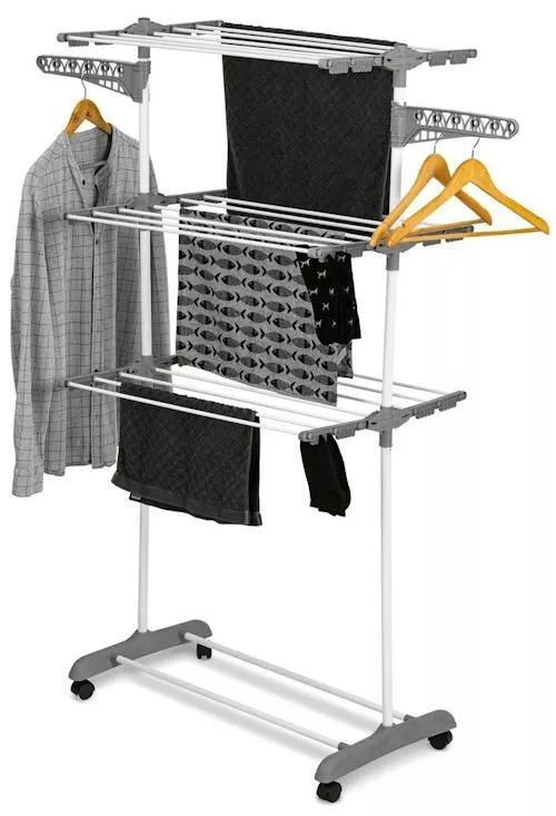 купить Сушилка для белья Konighoffer 80x55x155cm White в Кишинёве 