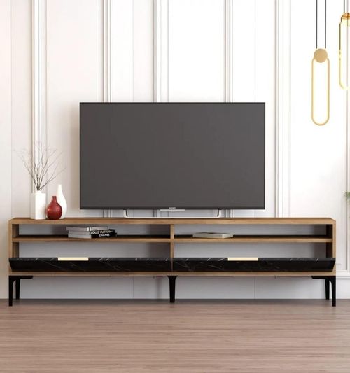 cumpără Comodă TV Trendy Istanbul 2, Marmura neagra de nuc în Chișinău 