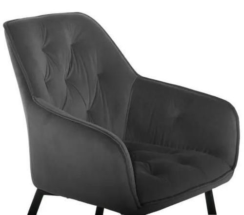 купить Стул Interdepo BEL new Dark Grey Velvet в Кишинёве 