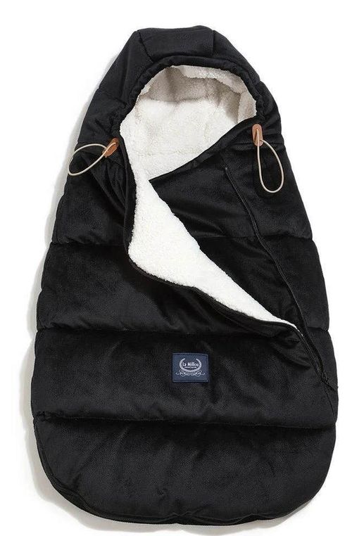 cumpără Accesorii pentru cărucior La Millou Husa carucior iarnă Baby Multi Velvet Collection Black în Chișinău 
