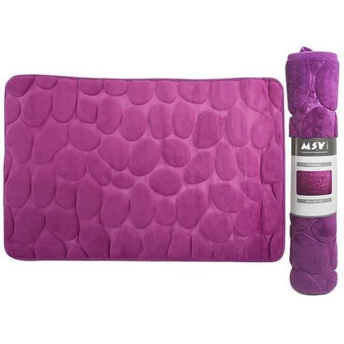 купить Коврик для ванной MSV 40606 50X80cm сиреневый в Кишинёве 