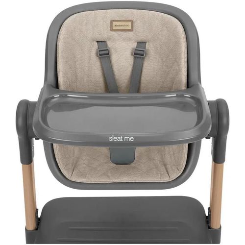 cumpără Leagăn Kikka Boo 31003020110 Patut si scaun de masa 2in1 Sleat Me Beige în Chișinău 