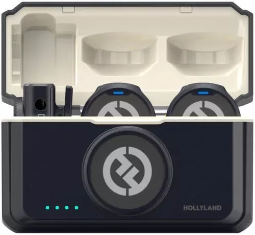 купить Микрофон Hollyland Lark M2 Mini Combo (Shine Charcoal) в Кишинёве 