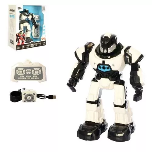 купить Радиоуправляемая игрушка Crazon 1702 Robot cu telecomanda, alb, 17049 в Кишинёве 