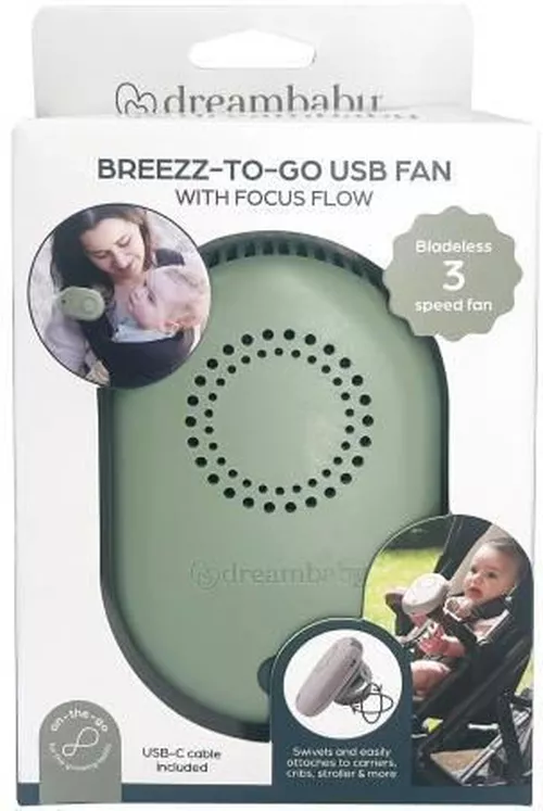 купить Вентилятор настольный Dreambaby L2399 Breez To Go USB Focus Flow в Кишинёве 