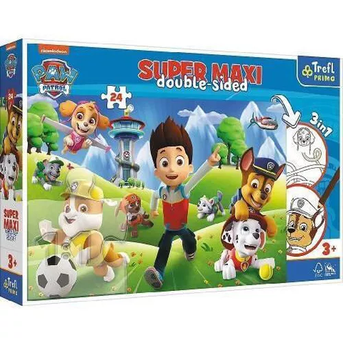 купить Головоломка Trefl 41001 Puzzles - 24 SUPER MAXI - The adventures od Paw Patrol / Viacom PAW Patrol в Кишинёве 