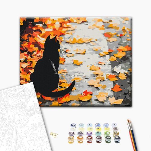 купить Картина по номерам BrushMe BS54359 40x50cm (în cutie) Toamnă в Кишинёве 