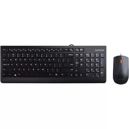 cumpără Tastatură + Mouse Lenovo 300 USB Combo - Russian/Cyrillic (441) în Chișinău 