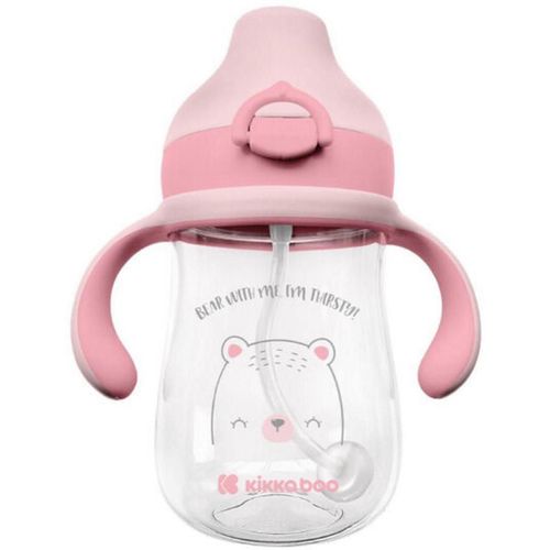 cumpără Cană cu pai Kikka Boo 31302020101 Cana din tritan cu varf moale Bear with Me Pink, 300 ml în Chișinău 