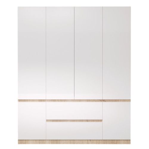 купить Шкаф Bayro Harmony 1800x2200x550 cu sertare sonoma в Кишинёве 