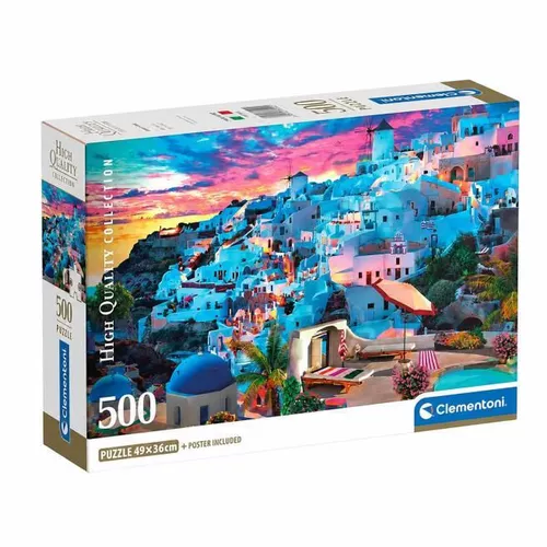 купить Пазл Clementoni Puzzle 500 HQC Greece View (35540) в Кишинёве 