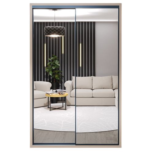 cumpără Dulap Bayro Parma 1400x2250x600 серый камень, купе în Chișinău 