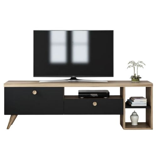 cumpără Comodă TV Trendy Parion, Negru 150x47x35cm în Chișinău 