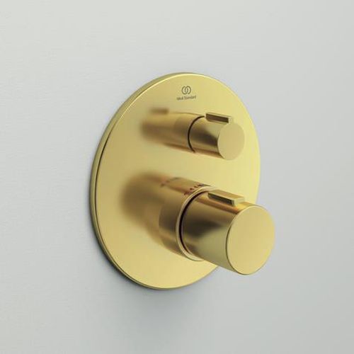 cumpără Baterie de duș Ideal Standard CERATHERM T100 Brushed Gold A5813A2 în Chișinău 