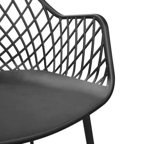 купить Стул Deco SL-7019 Black+Black Legs в Кишинёве 