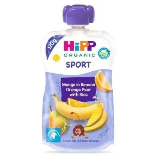 HIPPiS Sport Mango in banana-portocala-para cu orez (12+ luni) 120 g 