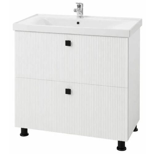 cumpără Dulap pentru lavoar Mashtab 12136 Toledo (Sava) cu 2 sertare 600x470x850 Alb în Chișinău 