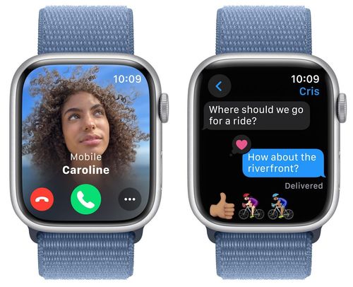 cumpără Ceas inteligent Apple Watch Series 9 GPS 45mm Silver MR9F3 în Chișinău 