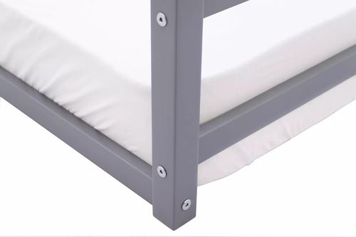 cumpără Pat Бельмарко Кровать-домик Монтессори Svogen 70x160 Графит în Chișinău 