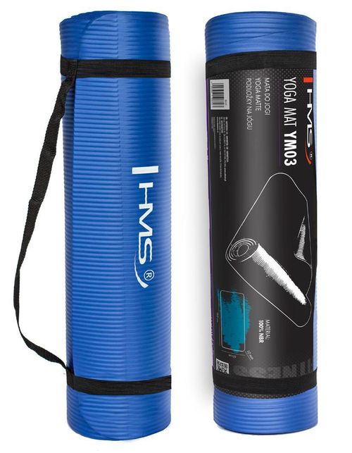 купить Инвентарь для йоги HMS 4325 Saltea yoga 183x61x1cm YM03 Blue NBR (17-44-121) в Кишинёве 