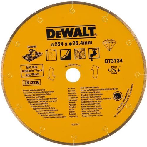 купить Набор головок, бит, насадок DeWalt DT3734 disc diamantat Ø250x25.4mm в Кишинёве 